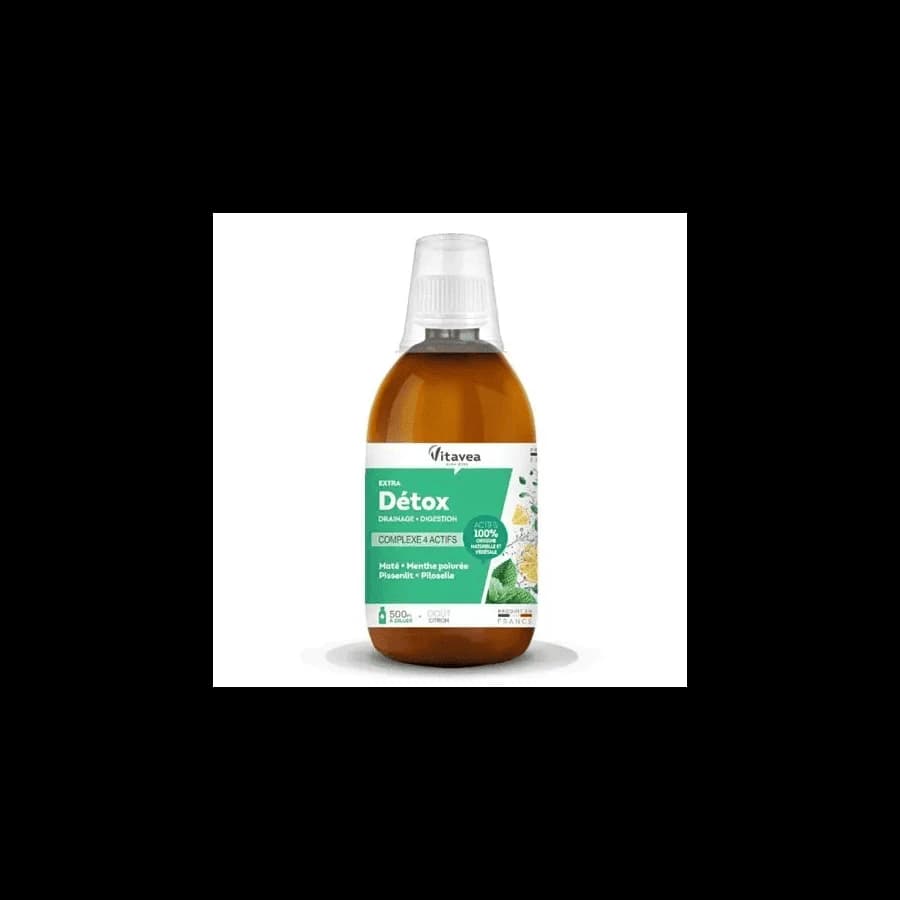 VITAVEA EXTRA DETOX COMPLEXE 4 ACTIFS DRAINEUR GOUT CITRON 500ML