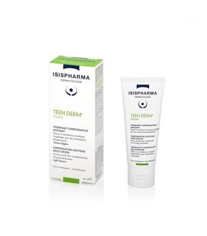 ISISPHARMA TEEN DERM HYDRA PEAUX A TENDANCE ACNEIQUE TEXTURE LEGERE 40ML
