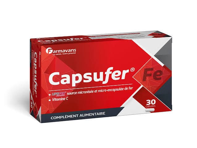 CAPSUFER FER/VITAMINE C B/30