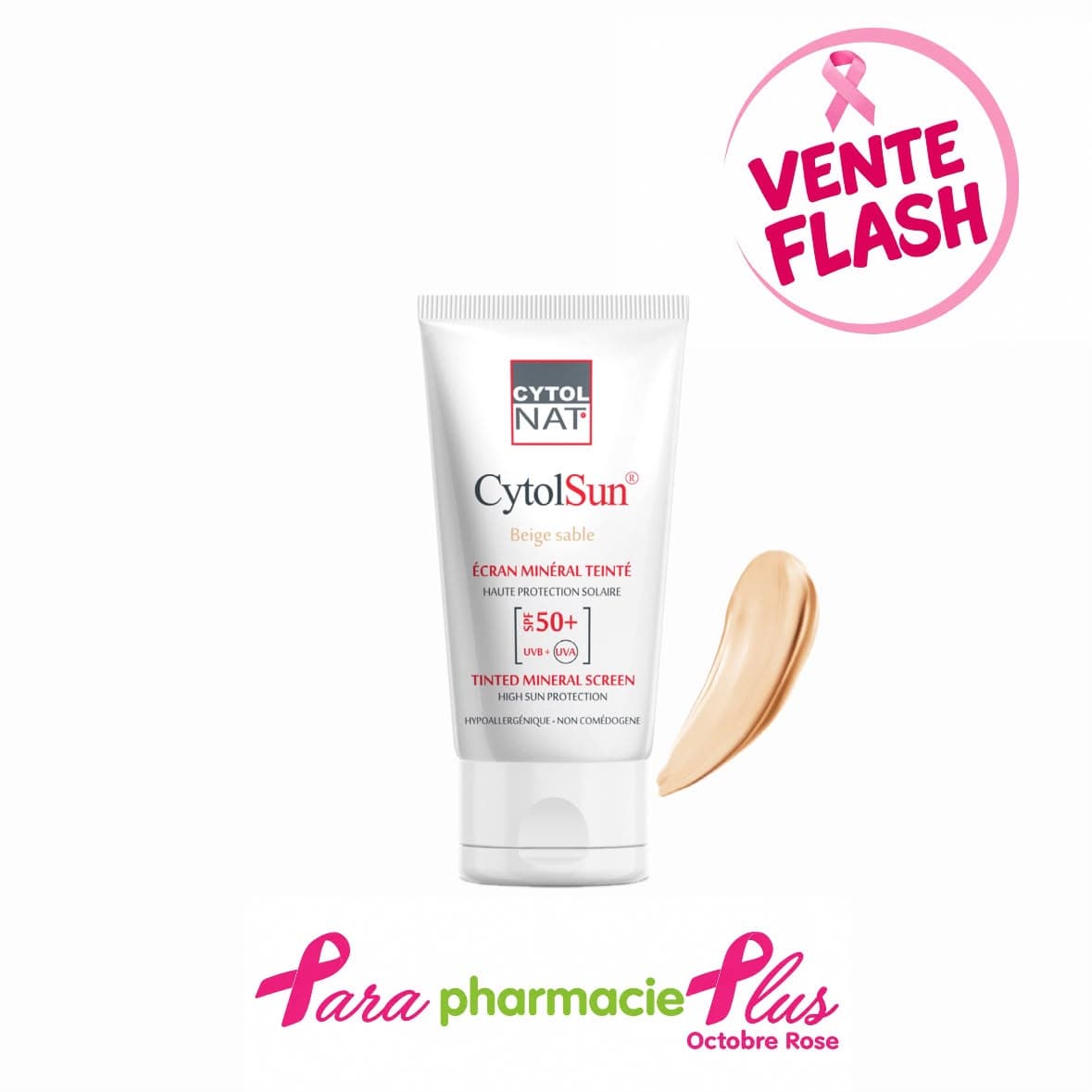 CYTOLNAT CYTOLSUN ECRAN SOLAIRE SPF 50+ BEIGE SABLE 50ML