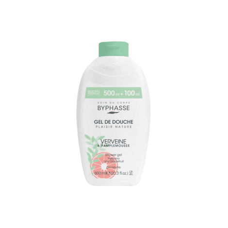 BYPHASSE GEL DOUCHE VERVEINE ET PAMPLEMOUSSE