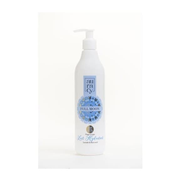 Auracy Lait Hydratant Visage & Corps – Lavande & Bois Sacré, 400 ml (Full Moon)