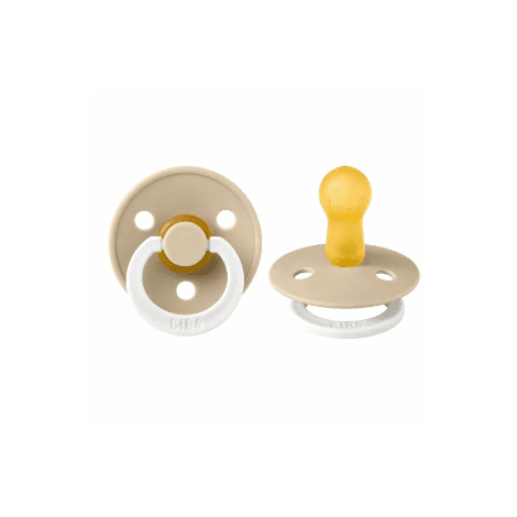 BIBS Colour Glow – Sucette Lumineuse Vanilla, Taille 2 (6 à 18 mois)