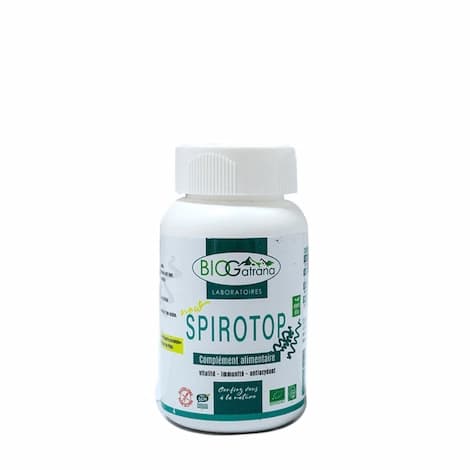 BIOGATRANA SPIROTOP SPIRULINE 90 GELULES
