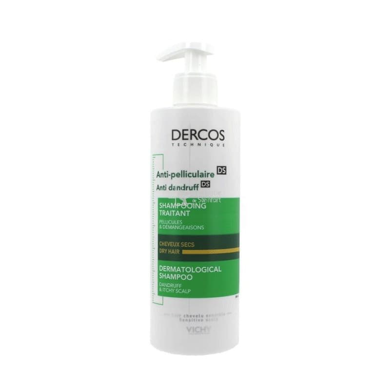DERCOS SHAMP ANTI PELLICULAIRE 390ML SEC