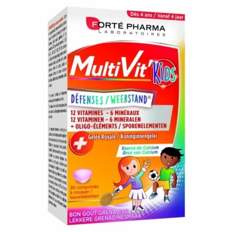 FORTE PHARMA MULTIVIT KIDS DEFENSES BT 30CP