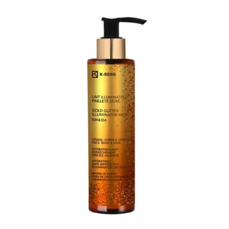 K-REINE LAIT ILLUMINATEUR PAILLETE VISAGE, CORPS, CHEVEUX SPF10 150ML
