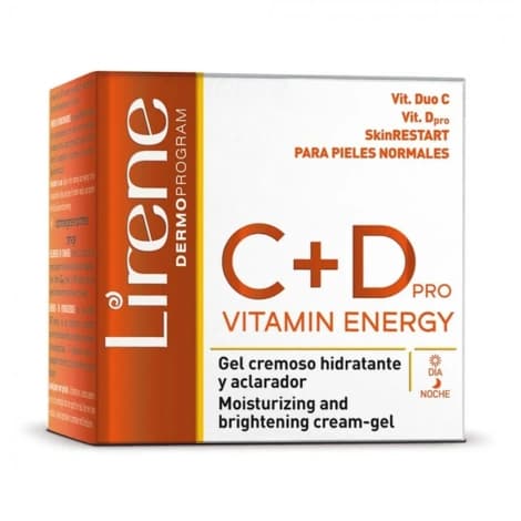 LIRENE C+D PRO VITAMIN ENERGY GEL CREME PEAUX NORMALES A MIXTES 50ML