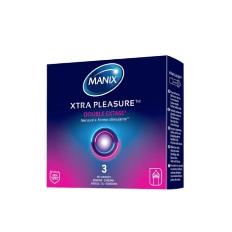 MANIX XTRA PLEASURE PRESERVATIFS BOITE DE 3