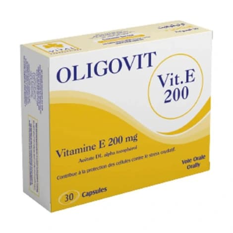 OLIGOVIT VITAMINE E 200MG 30 GELULES