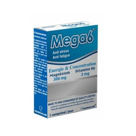 PHARMACARE MEGA 6 45 COMPRIMES