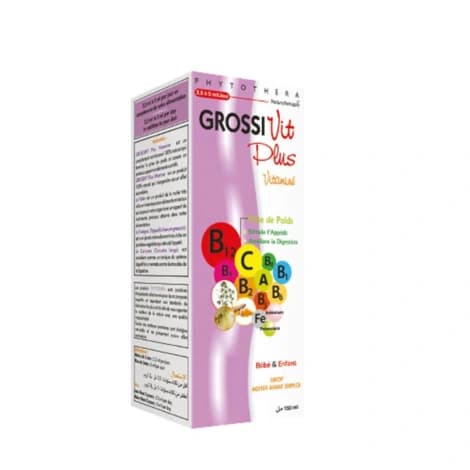 PHYTOTHERA GROSSIVIT PLUS VITAMINE SIROP 150ML