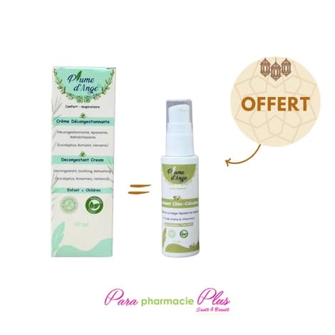 PLUME D'ANGE CREME CONFORT RESPIRATOIRE + PLUME D'ANGE LINIMENT OLEO-CALCAIRE 30ML OFFERT