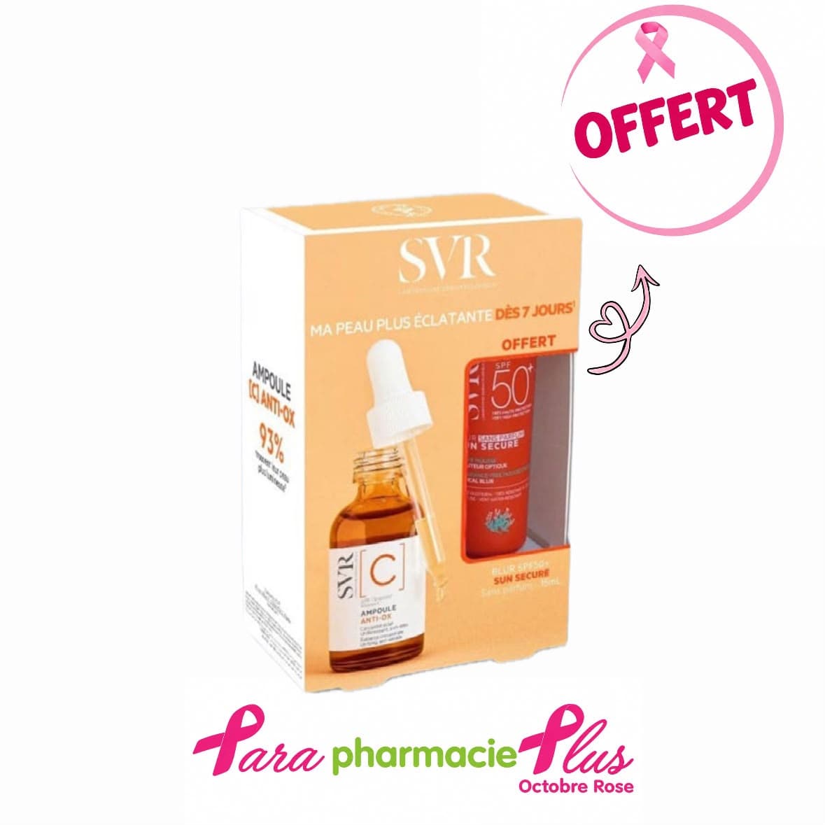 SVR AMPOULE C ANTI-OX + SUN SECURE ECRAN