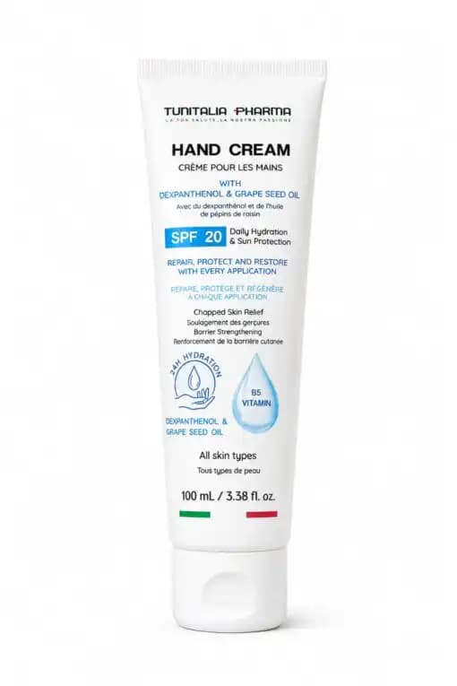 TUNITALIA HAND CREME PEPINS DE RAISIN SPF20
