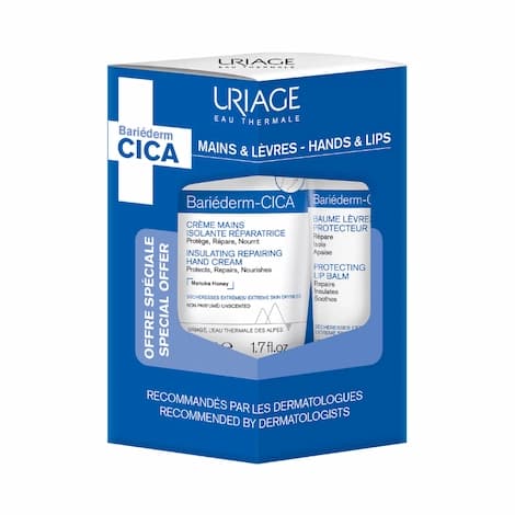 URIAGE CREME A MAIN CICATRISANTE +BAUME A LEVRE CICATRISANT