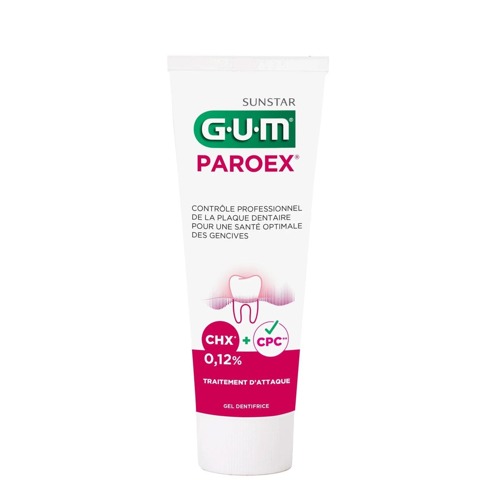 GUM Gel Dentifrice Paroex 0,12 %