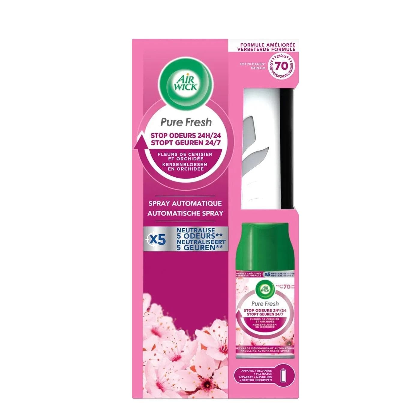 AIR WICK Parfum d’ambiance Fleur de Cerisier d’Asie.