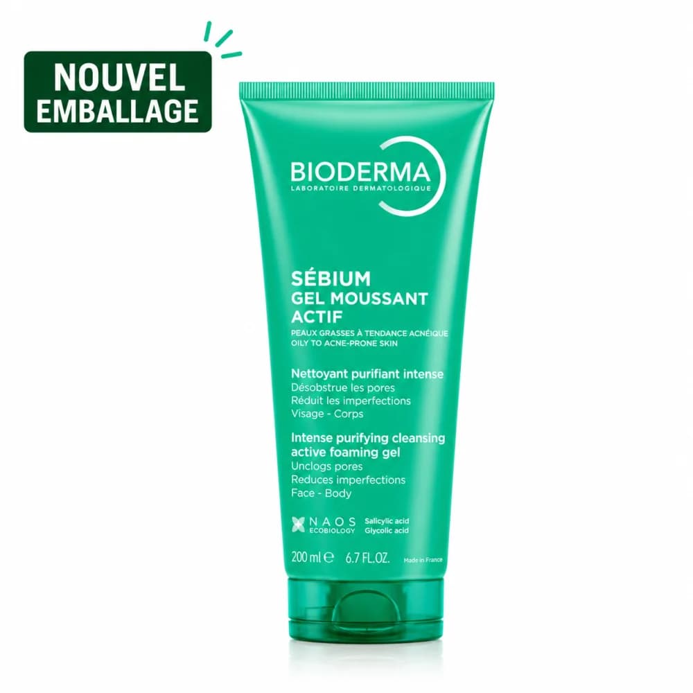 BIODERMA Sébium Gel Moussant Actif 200 ML