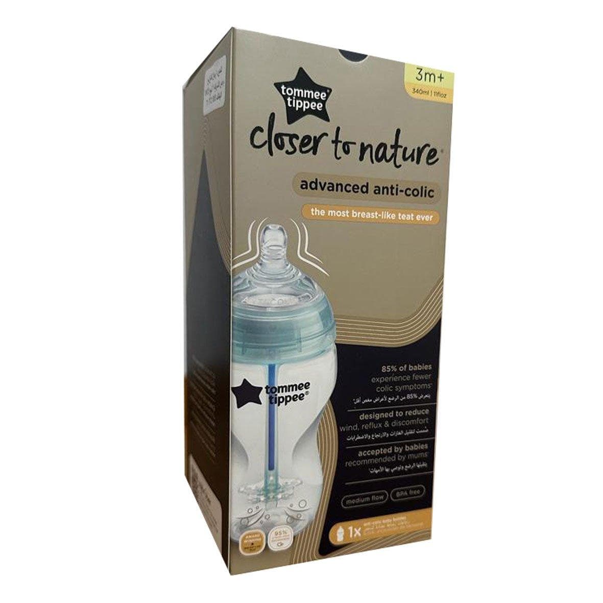TOMMEE TIPPEE Biberon Advanced Anti-Colique 340 ml 3m+