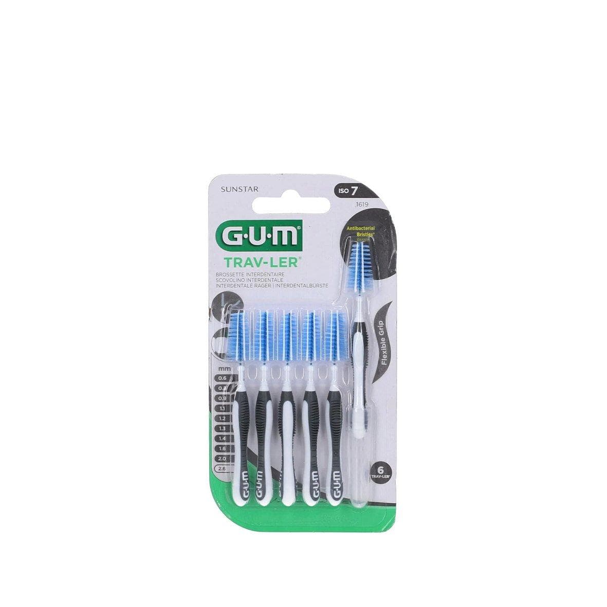 GUM Brossette Trav Ler*4 2.6 mm 1619