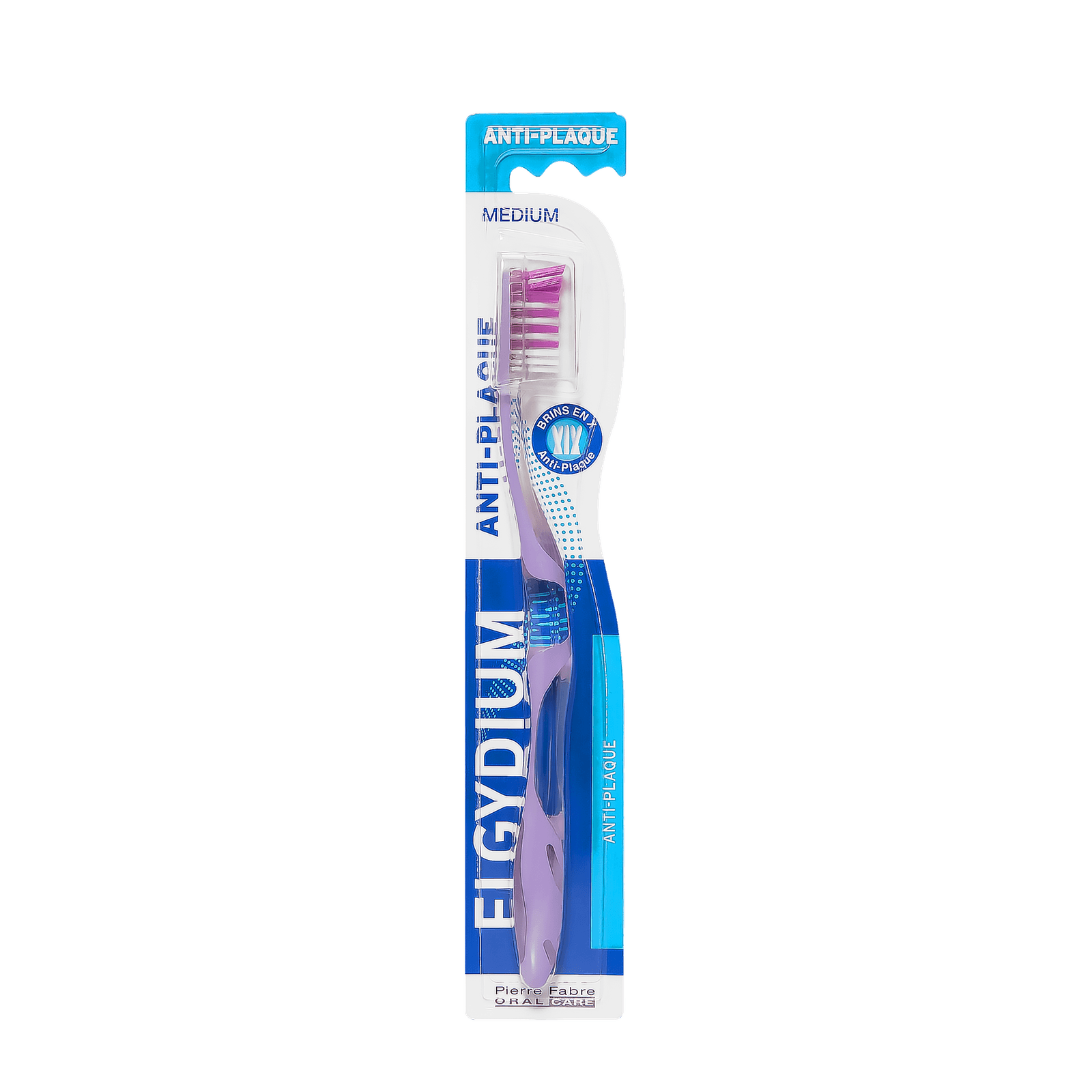 ELGYDIUM Brosse à Dents Anti plaque Medium