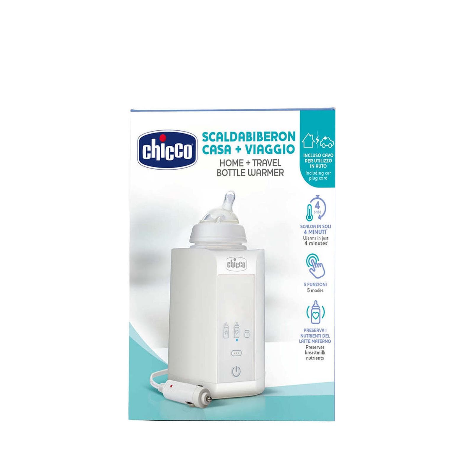 CHICCO Chauffe Biberon Maison et Voyage