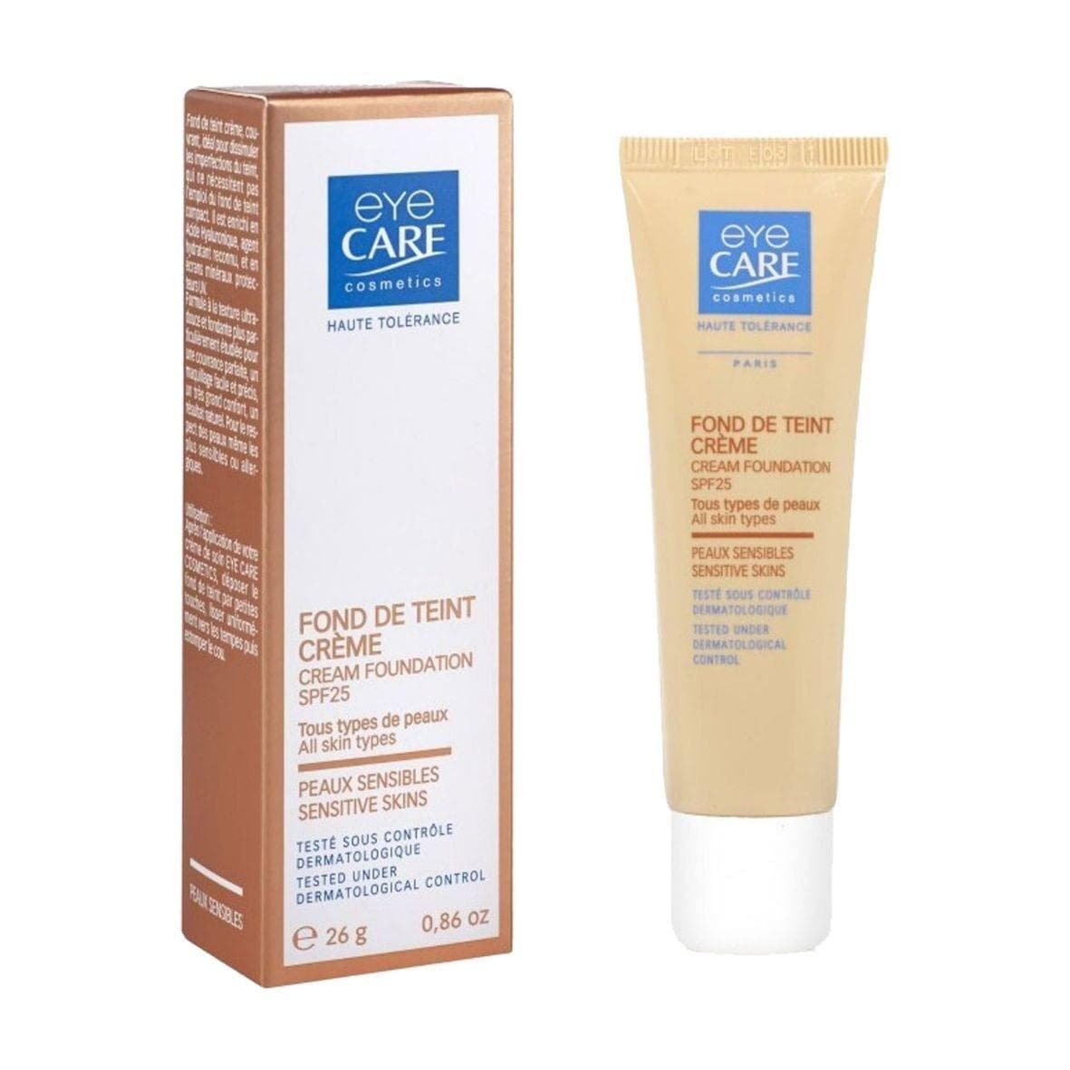 Eye care fond de teint crème beige dore