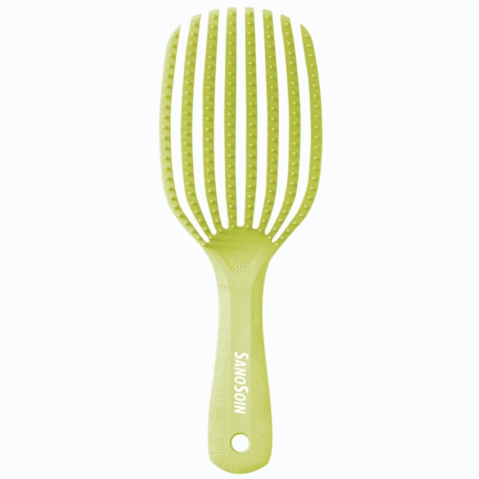 SANOSOIN Curly Brosse à Cheveux Pistache