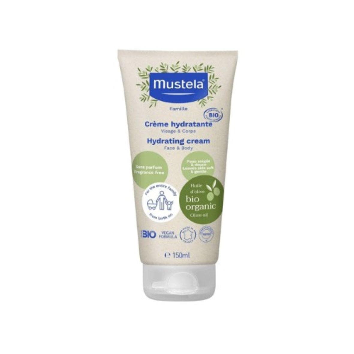 MUSTELA BIO Crème Hydratante 150 ML
