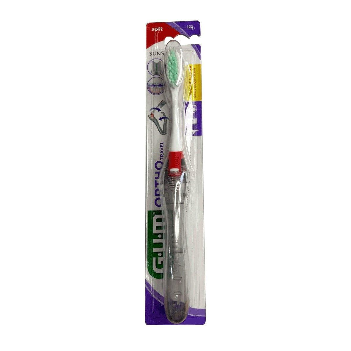GUM Brosse à Dents ORTHO 125 Souple