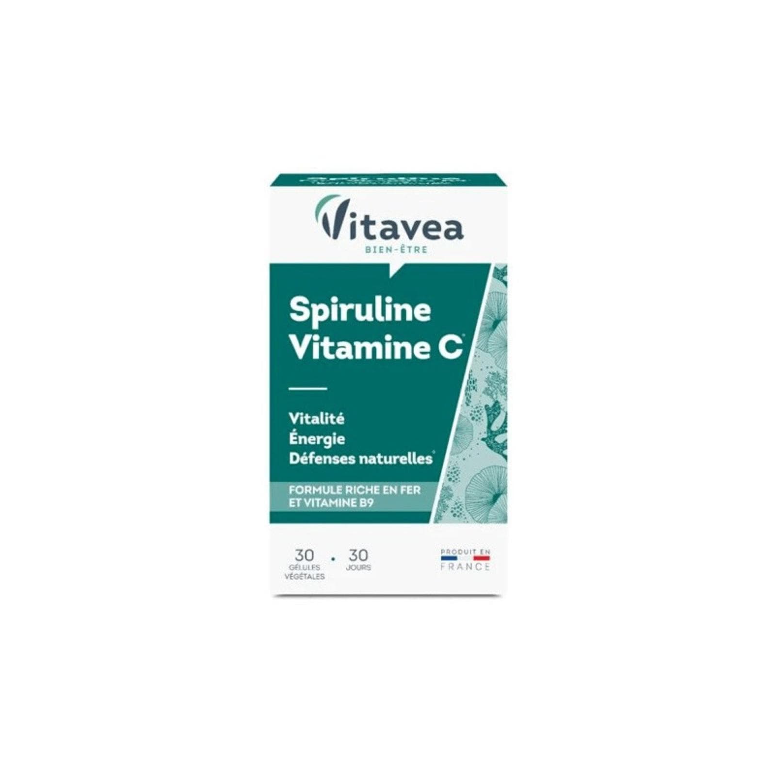 VITAVEA Spiruline Vitamine C 30 Gélules