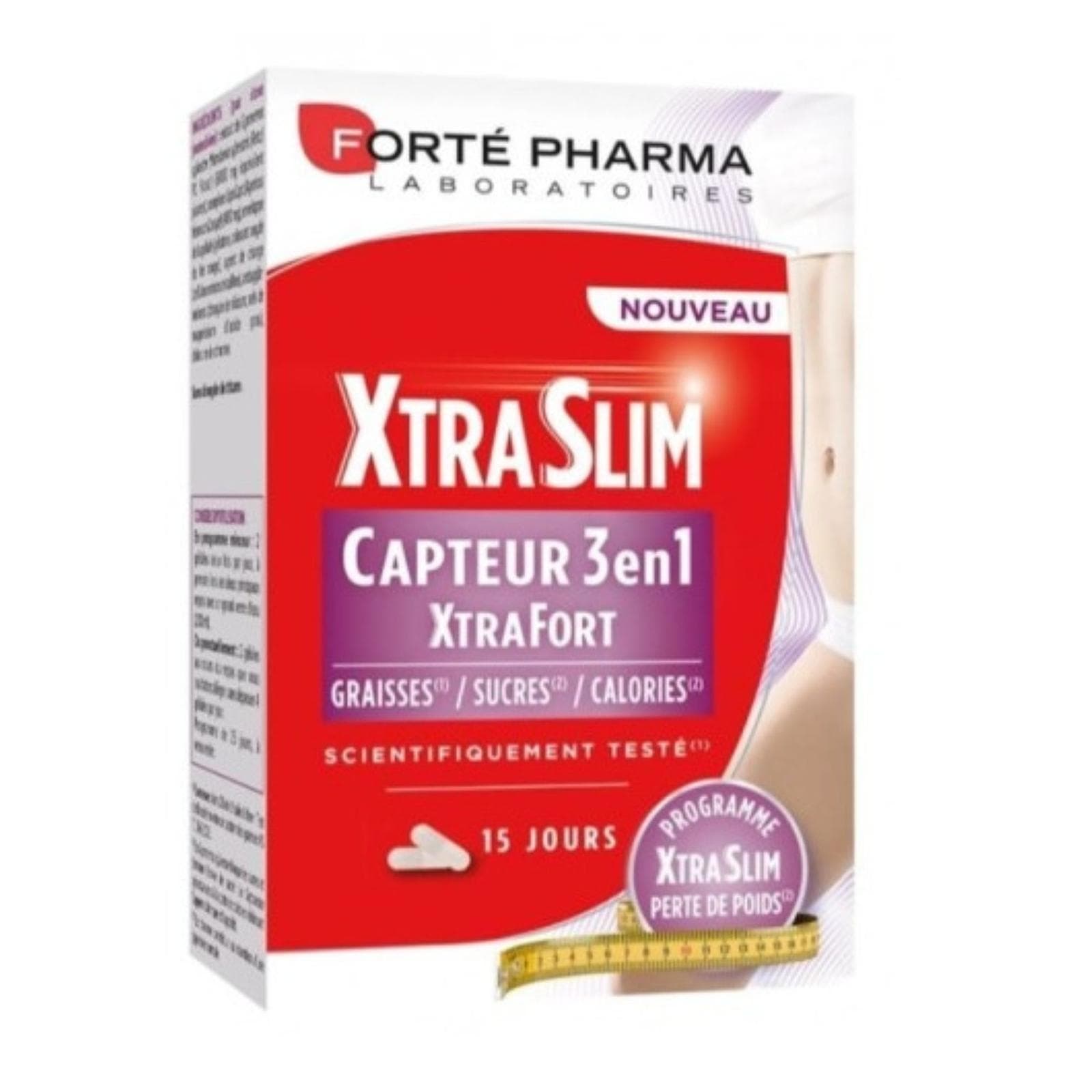 FORTE PHARMA Xtra Slim Capteur 3 EN 1
