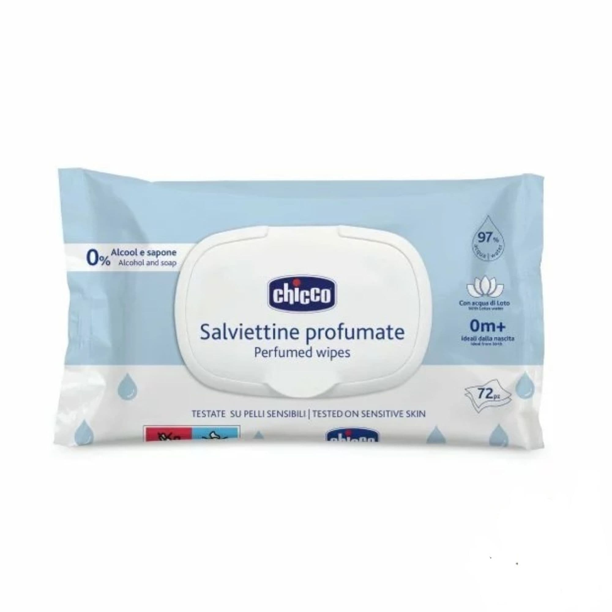 CHICCO Lingettes Parfumées 0m+