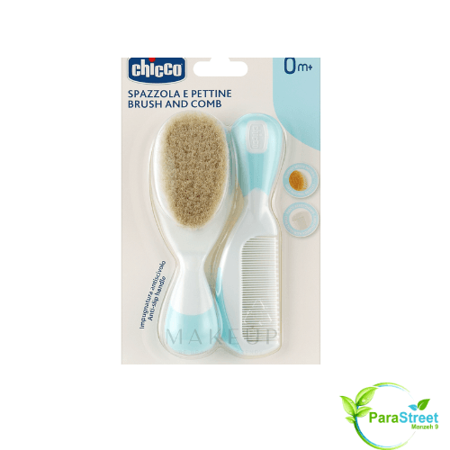 CHICCO BROSSE ET PEIGNE, bleu 0m+