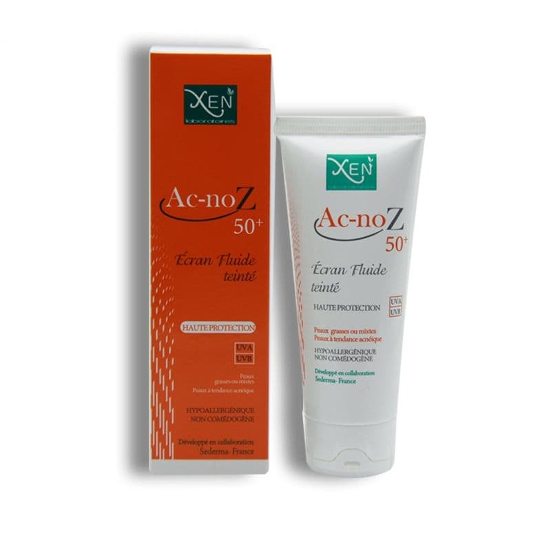 XEN AC-NOZ SPF 50+ Ecran Fluid Teinté