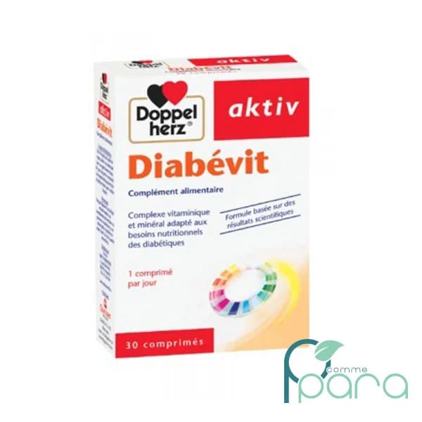 DOPPEL Herz Aktiv Diabévit , 30 Comprimés