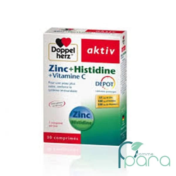 DOPPEL Herz Aktiv Zinc+Histidine+Vit C, 30Cps