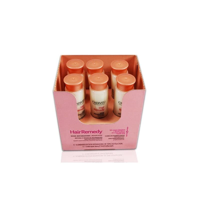CADIVEU Hair Remedy Dose Reparadora,6*15ml