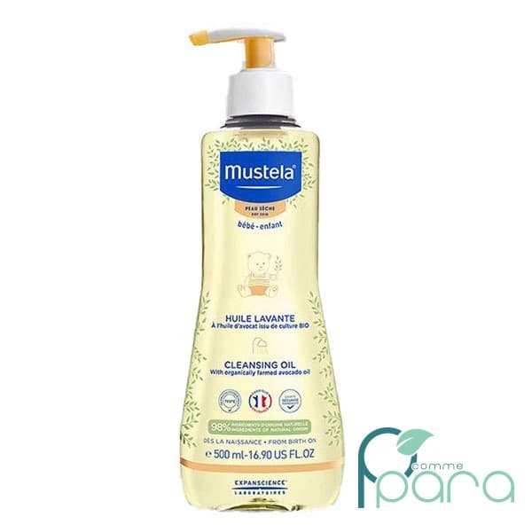 MUSTELA Huile Lavante à L’avocat , 500ml