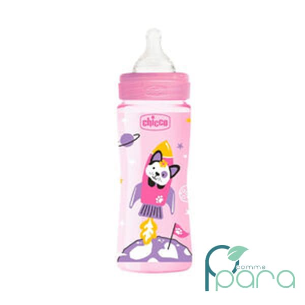 CHICCO Biberon 4M WEILL BEING Rose,330ml
