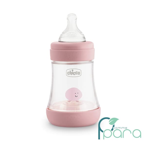 CHICCO Biberon Perfect5 Silicone Rose,150ml