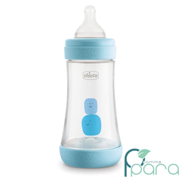 CHICCO Biberon Perfect5 Bleu ,240ml