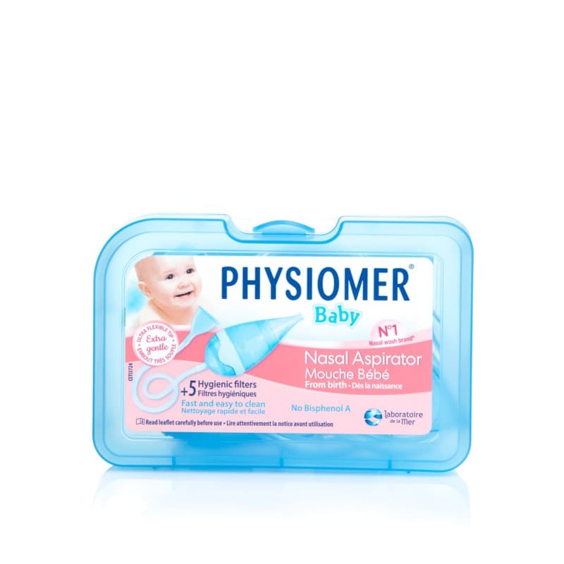 PHYSIOMER Mouche Bébé Aspirateur Nasal+5 Filtres