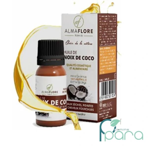 ALMAFLORE Huile De Noix De Coco ,10ml