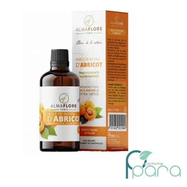 ALMAFLORE Huile Végétale Noyau D’abricot,50ml
