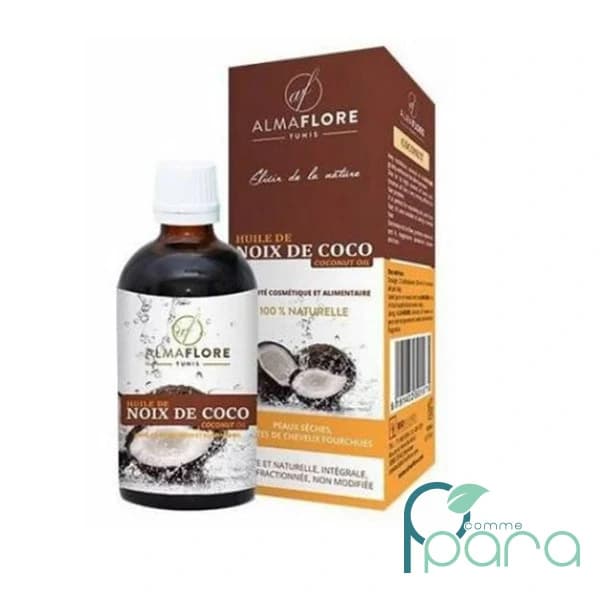 ALMAFLORE Huile de Noix de Coco, 100ml