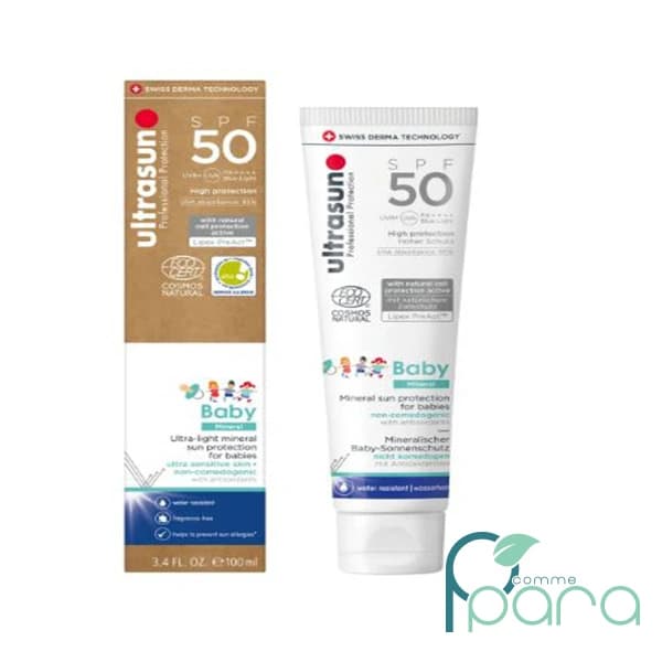 ULTRASUN Baby Minéral Protection SPF50,100ml