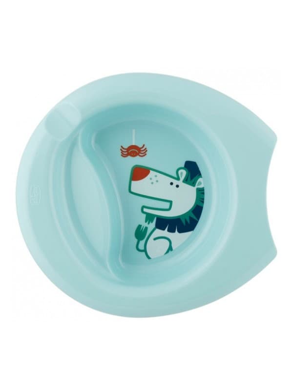 CHICCO EASY FEEDING Assiette 6 mois+bleu
