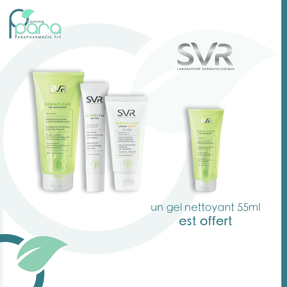 SVR Pack Sebiaclear Peau Grasse à Imperfections